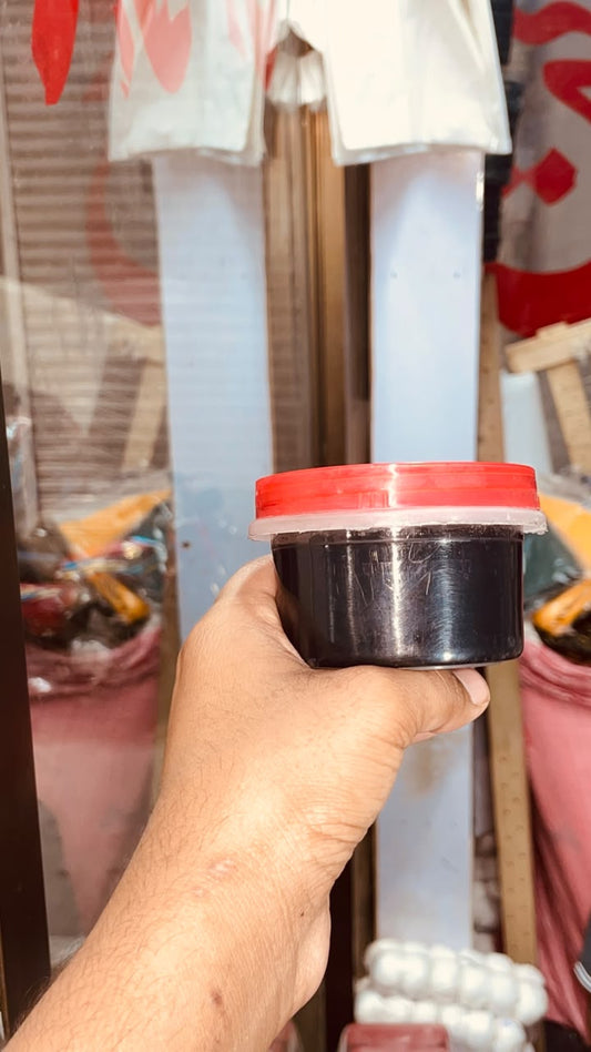 (1piece) Black Polish Big Dabbi 250 Gram | Silver Embroidery Material for Dress Designing