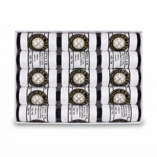 No. 86 Embroidery Thread Needles – White & Skin