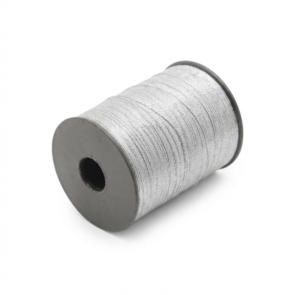 Silver Tila Embroidery Thread – Mota 28/2 &Machine 120 | Small Size