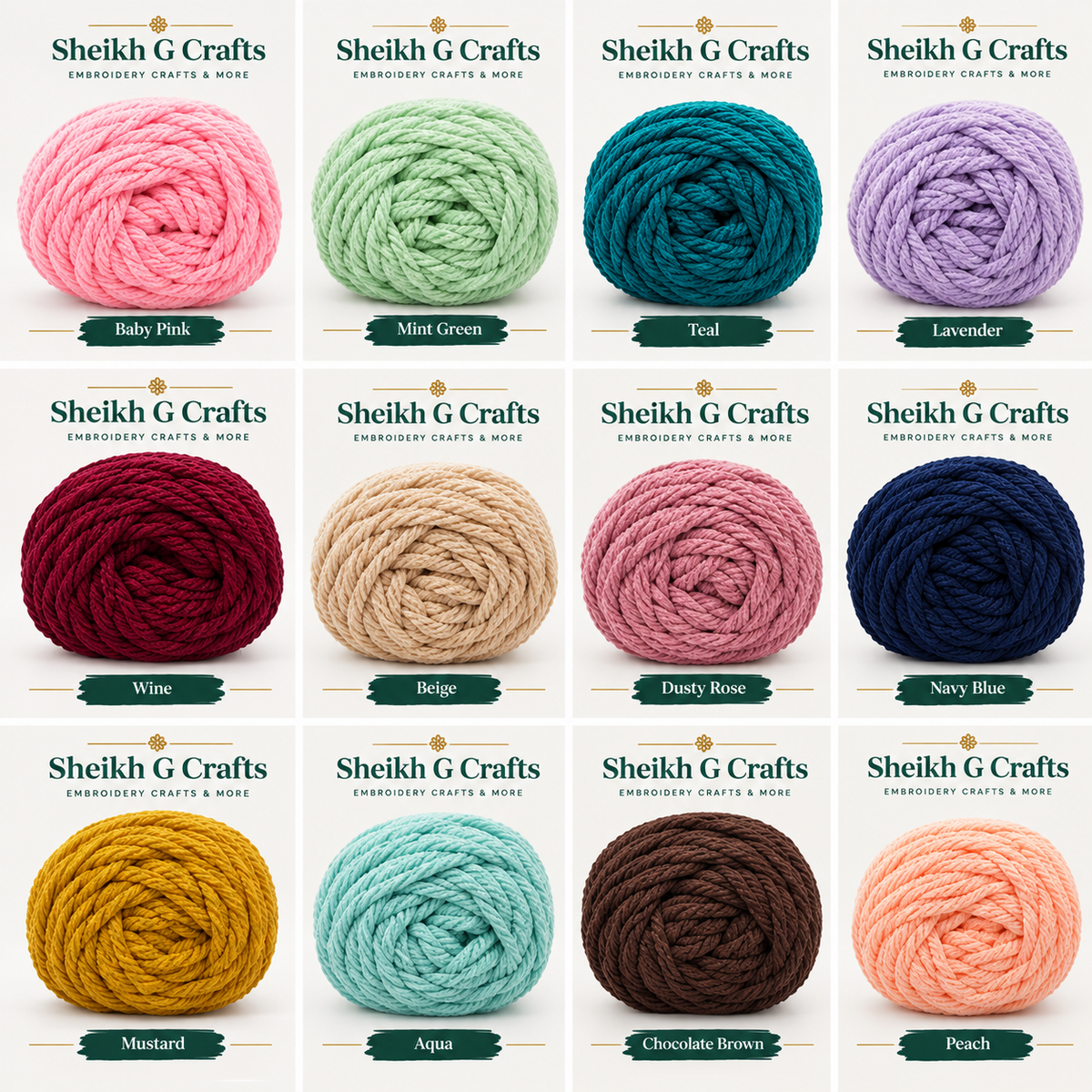Double Knit Yarn for Knitting & Crochet – 1 Pc