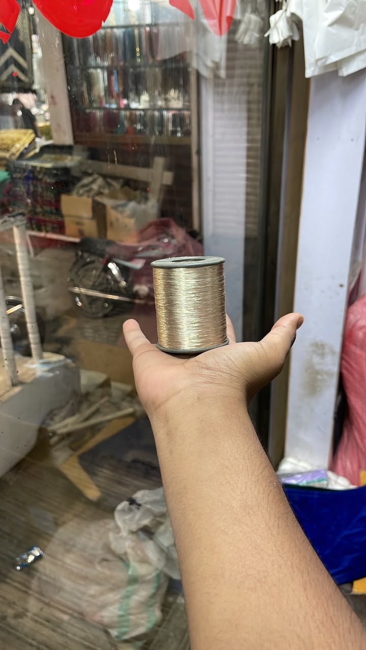 Peach Tila Embroidery Thread – Mota 28/2 & Machine 120 | Big Size