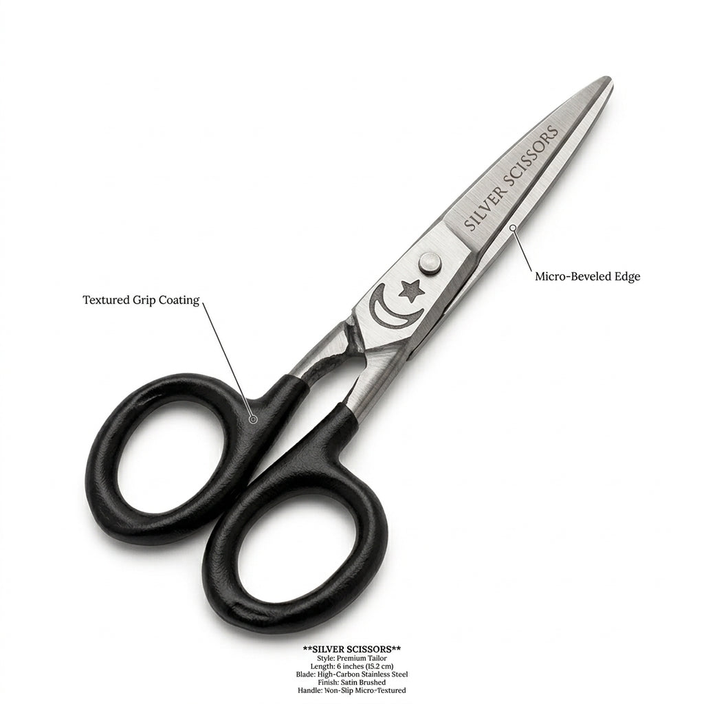 Silver Scissors for Cutting Embroidery Material